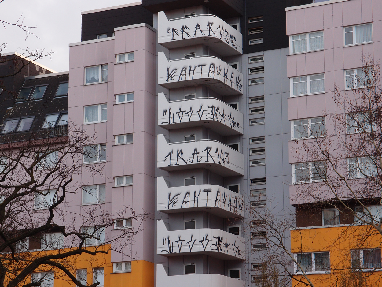 fotos de pixação em Berlim 2018/19